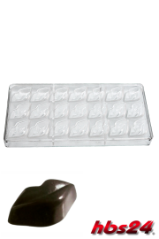 Schokoladen Gießform Kiss 3 x 7 - hbs24